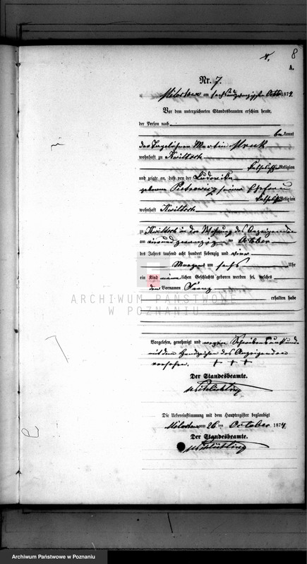 Obraz 8 z jednostki "Księga urodzeń"