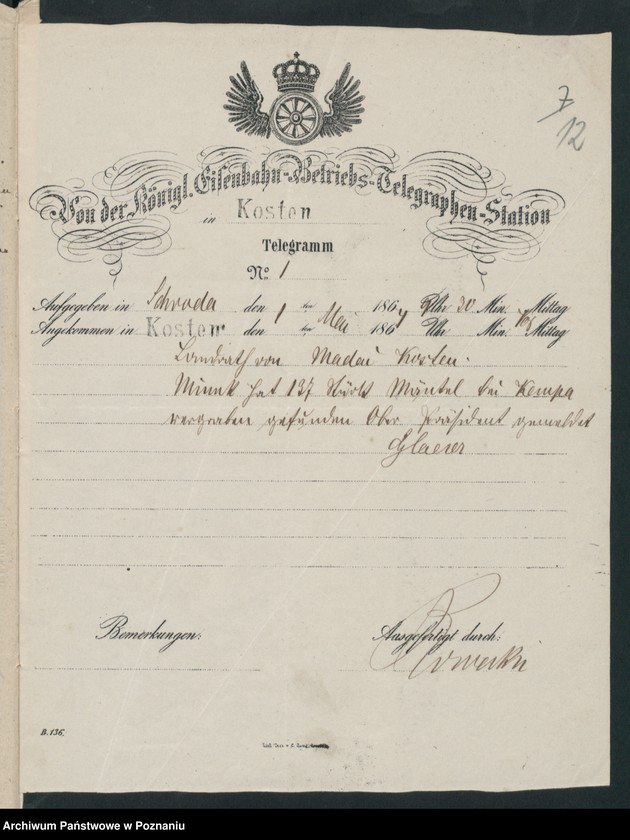 Obraz 15 z jednostki "Ludwig von Karczewski in Czarnotki und die im Kreise Schroda /Środa/ gefundenen Ausrüstungsgegenstände."