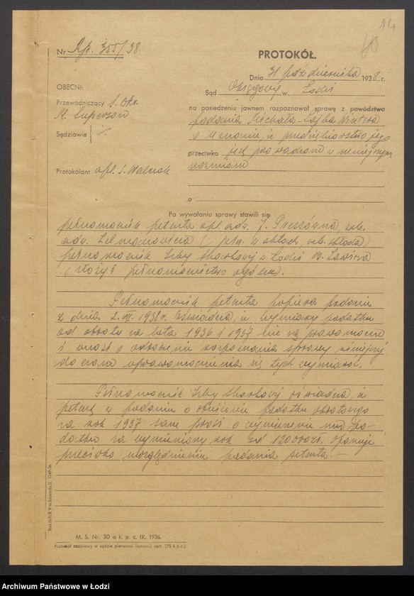 Obraz 16 z jednostki "Michał Lajb Winter- sprzedaż towarów bawełnianych i półwełnianych"