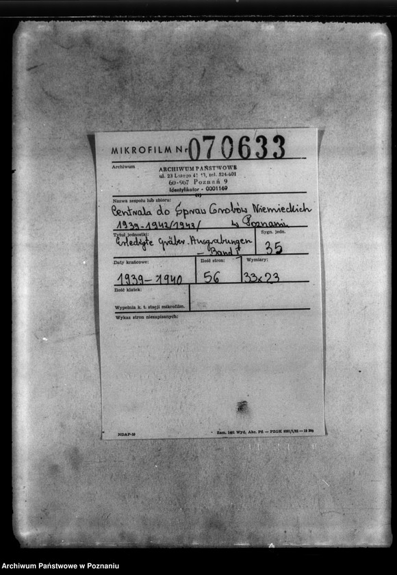 Obraz 2 z jednostki "Erledigte Gräber. Ausgrabungen. Band I"