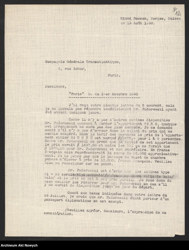image.from.unit.number "Listy do różnych osób, brudnopisy oraz notatki"