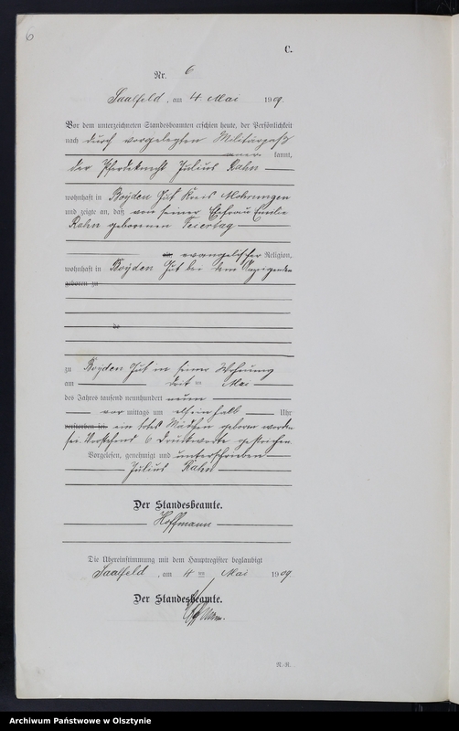 image.from.unit.number "Sterbe-Neben-Register Nr 1 - 26"