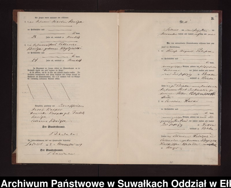 image.from.unit.number "Heiraths-Neben-Register des Preussischen Standes-Amtes Neuhoff Kreis Loetzen"