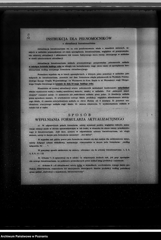 Obraz 6 z jednostki "Kwestionariusz "Sawja" Fabryka tlenu A. Jezierskiego w Czempiniu"