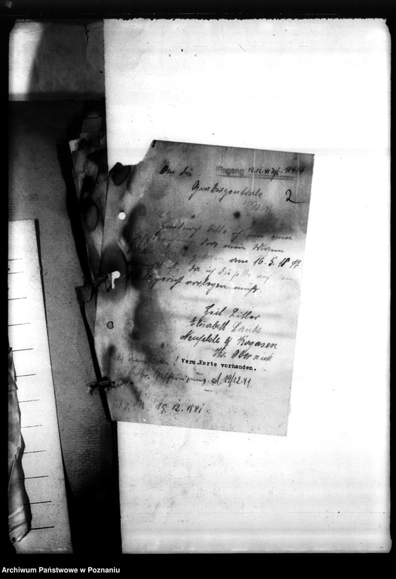 Obraz 6 z jednostki "Korespondencja w sprawie miejscowych Niemców, którzy zginęli w 1939 roku L - Z"