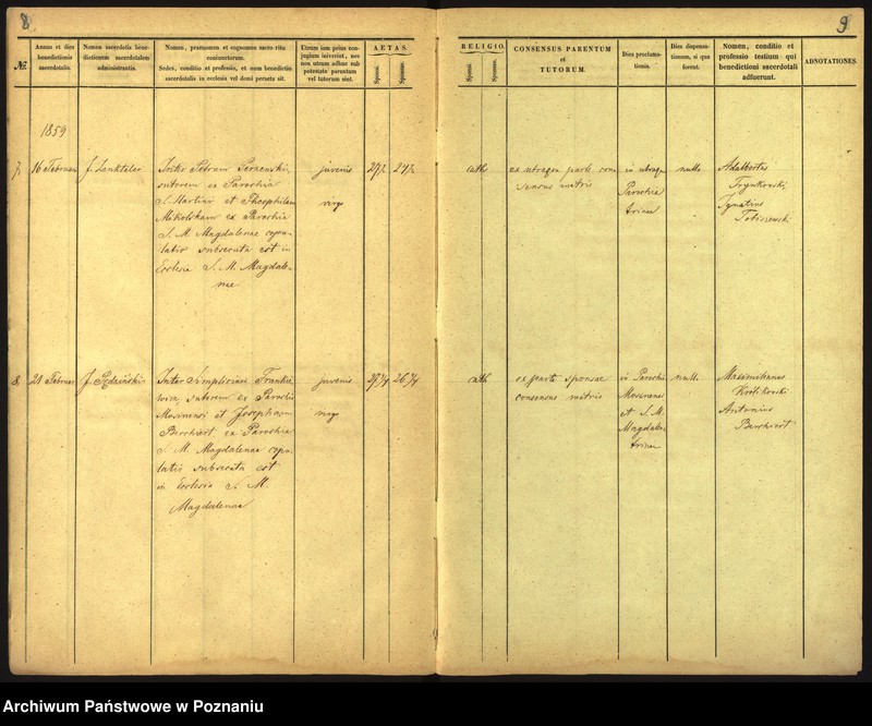 Obraz 7 z jednostki "Księga małżeństw"
