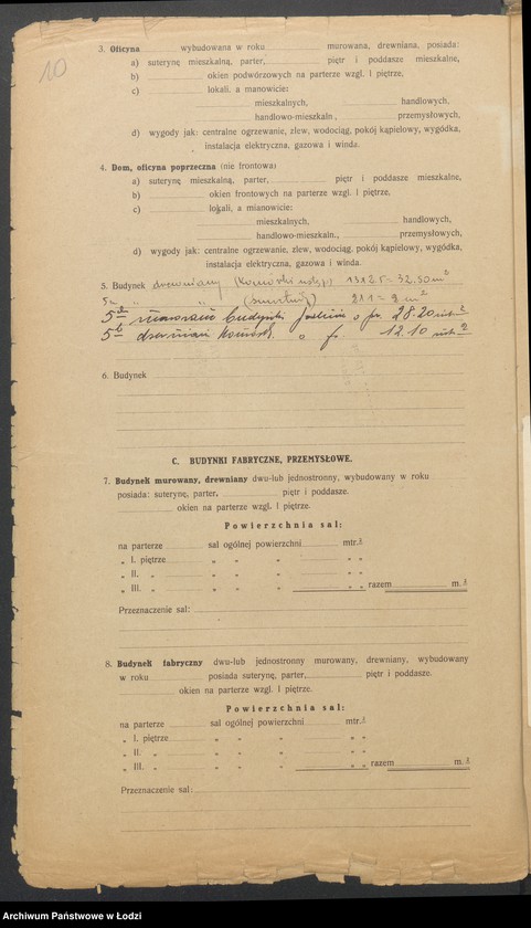 image.from.unit.number "Księga inwentarzowa nieruchomości m. Łodzi ul. Klonowa"