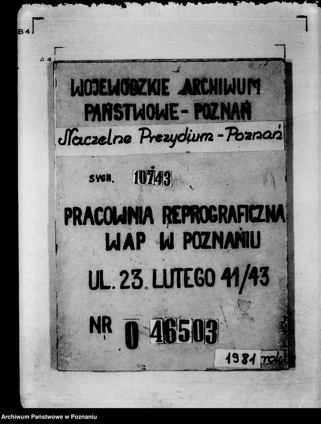 Obraz 1 z jednostki "Die dem Herrn Oberpräsidenten von Zerboni erteilten Urlaube."
