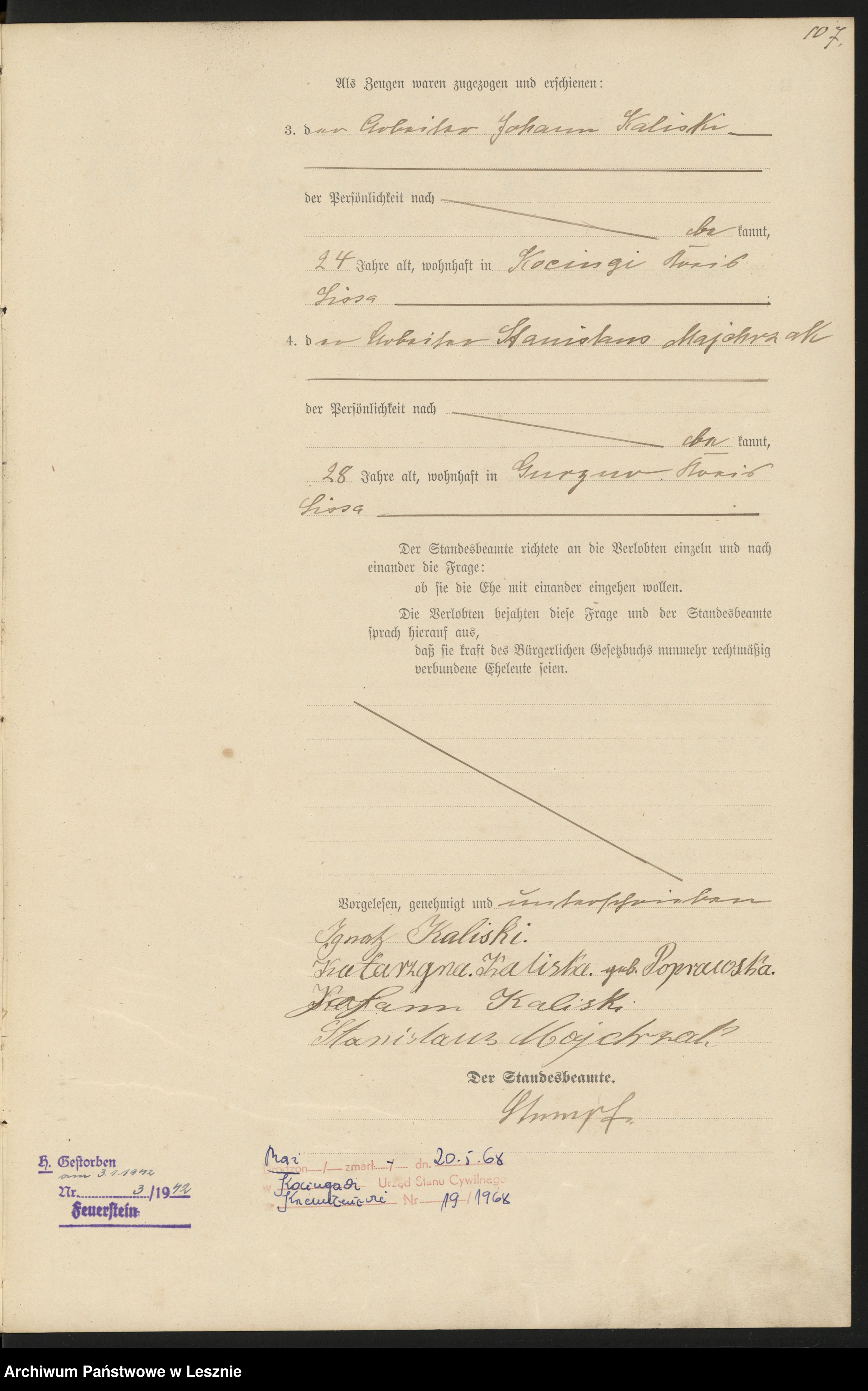 Skan z jednostki: [Księga małżeństw]