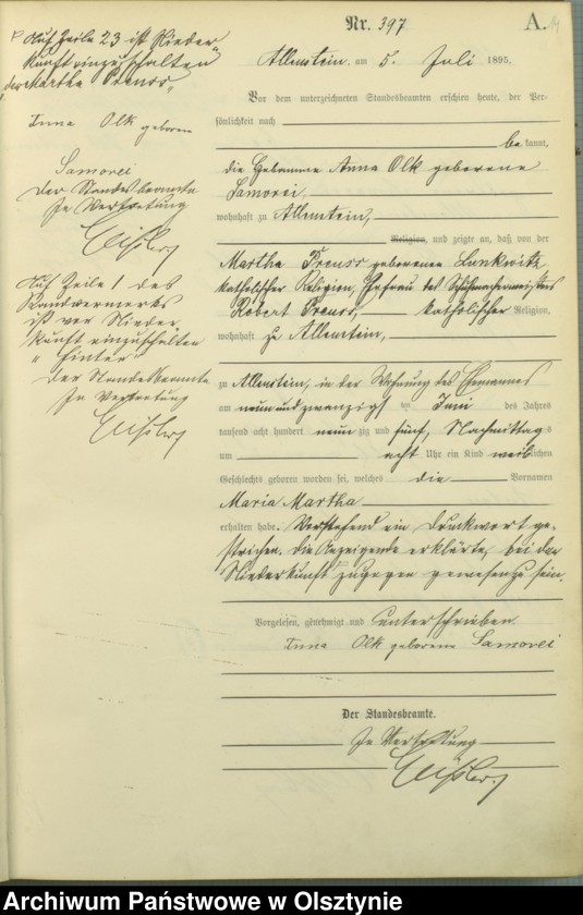 image.from.unit.number "Geburts-Haupt-Register Tom II,Nr 385 - 790"