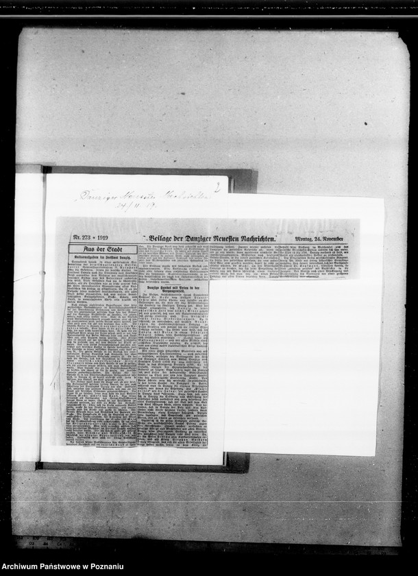 Obraz 6 z jednostki "Sprawa wolnego miasta Gdańska [wycinki prasowe z gazety "Danziger Neueste Nachrichten"]"