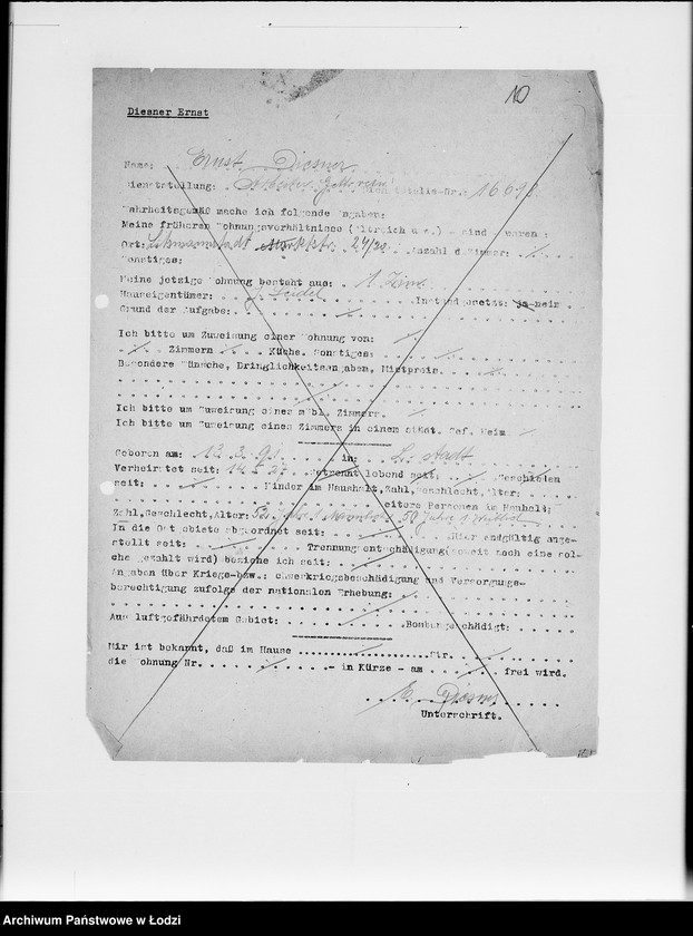 Obraz 14 z jednostki "[Ankiety personalne urzędników i robotników]"