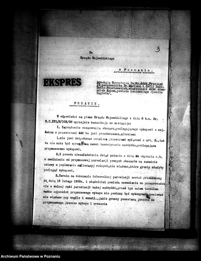 Obraz 7 z jednostki "Operat szacunkowy majątku Łukom powiatu konińskiego"