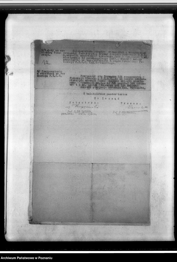 Obraz 16 z jednostki "Rozkazy, okólniki, komunikaty Federacji Polskich Związków Obrońców Ojczyzny Zarządu Grodzkiego oraz sprawozdanie z działalności gospody i świetlic-ewidencja kół kombatanckich należących do Federacji Zarządu Grodzkiego"