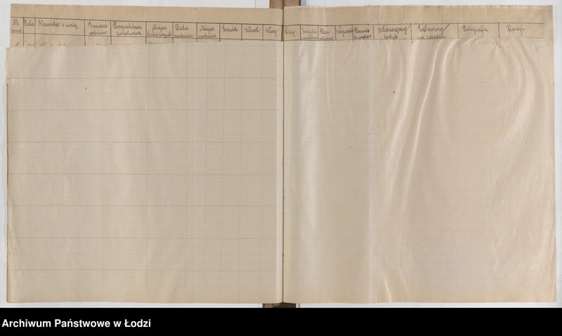 Obraz 13 z jednostki "Książka wydanych dowodów osobistych przez Komisariat VI P.P. m. Łodzi"