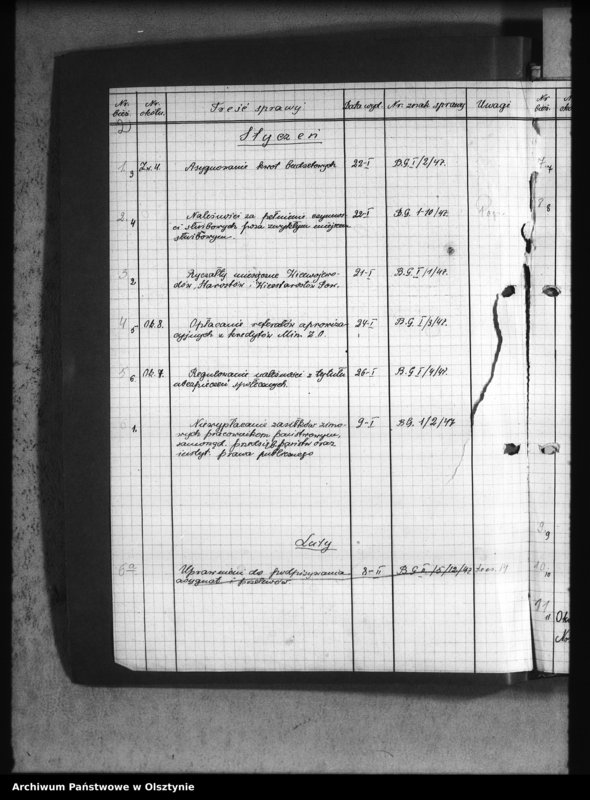 image.from.unit.number "Zarządzenia i okólniki wydziałów Budżetowo- Gospodarczego i Wojskowego"