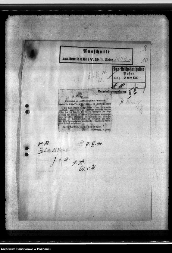 Obraz 14 z jednostki "Veterinärverwaltung"