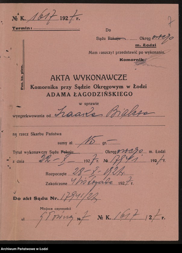 Obraz 9 z jednostki "Izrael Bialer- manufaktura taśm i koronek"