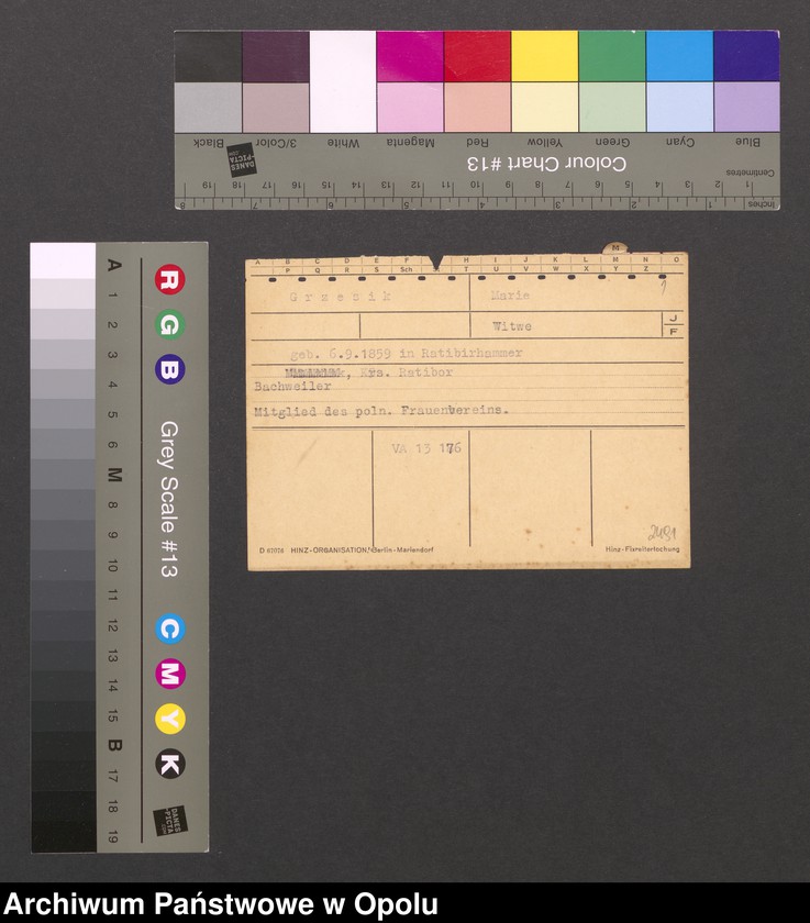 Obraz 3 z jednostki "[Grzesik Marie, ur. 6.09.1859 r. Ratiborhammer]"