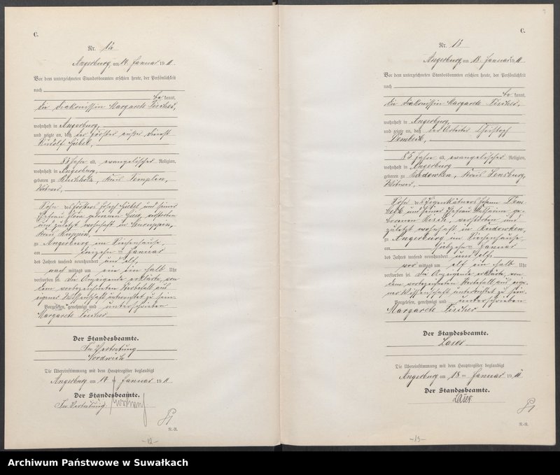 image.from.unit.number "[Sterbe-Neben-Register des Preussischen Standes-Amtes Angerburg Kreis Angerburg]"
