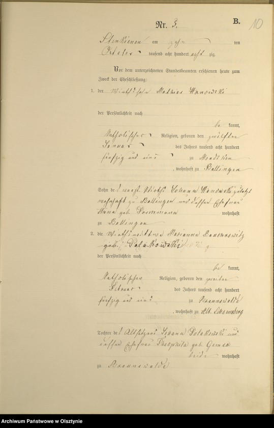 image.from.unit.number "Heiraths-Haupt-Register Nr 1 - 14"