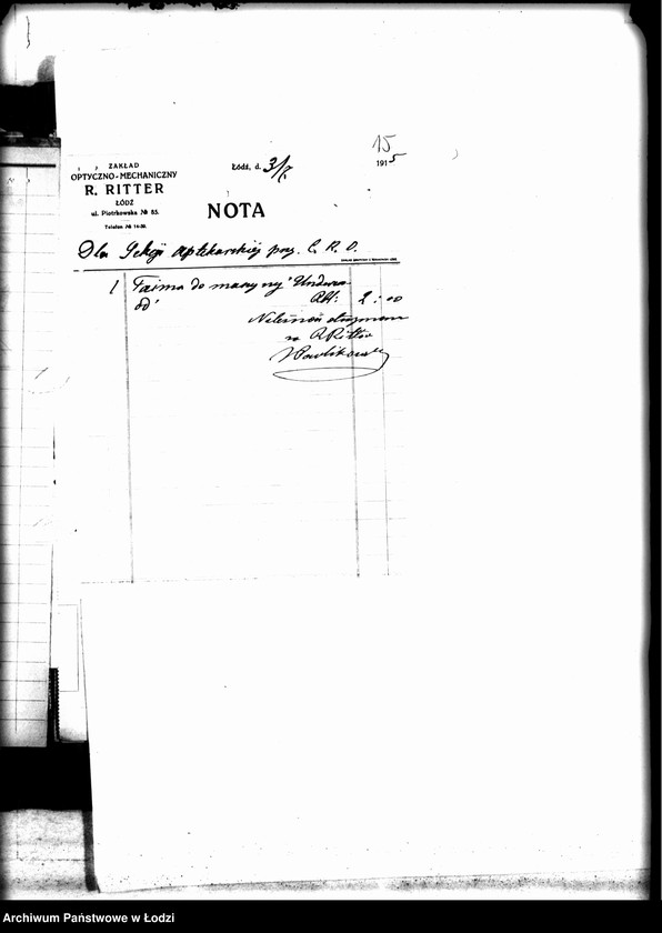 Obraz 19 z jednostki "Korespondencja wydziałów CKMO z Komitetem Kontroli"