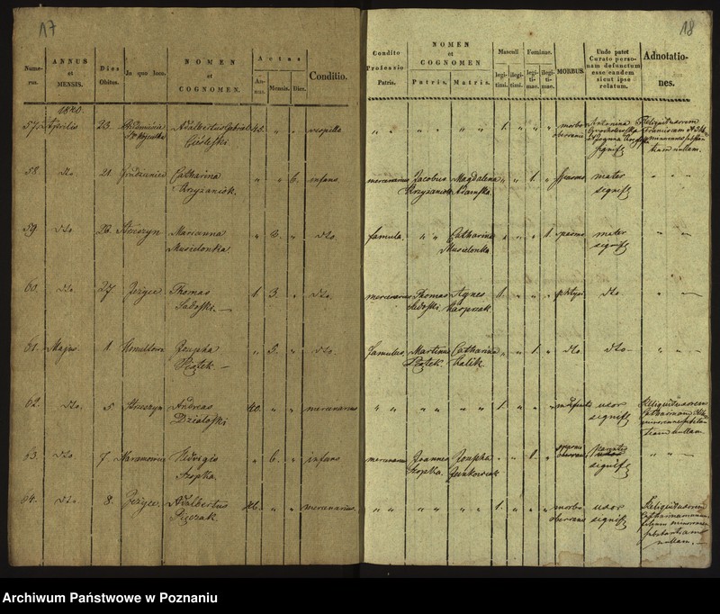 Obraz 12 z jednostki "Księga zgonów"