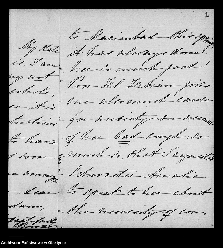 image.from.unit.number "/Eine englische Pensionärin des Lehndorffschen Siechenhauses in Angerburg, C. Border. an Anna Gfin Lehndorff geb. Hahn/"
