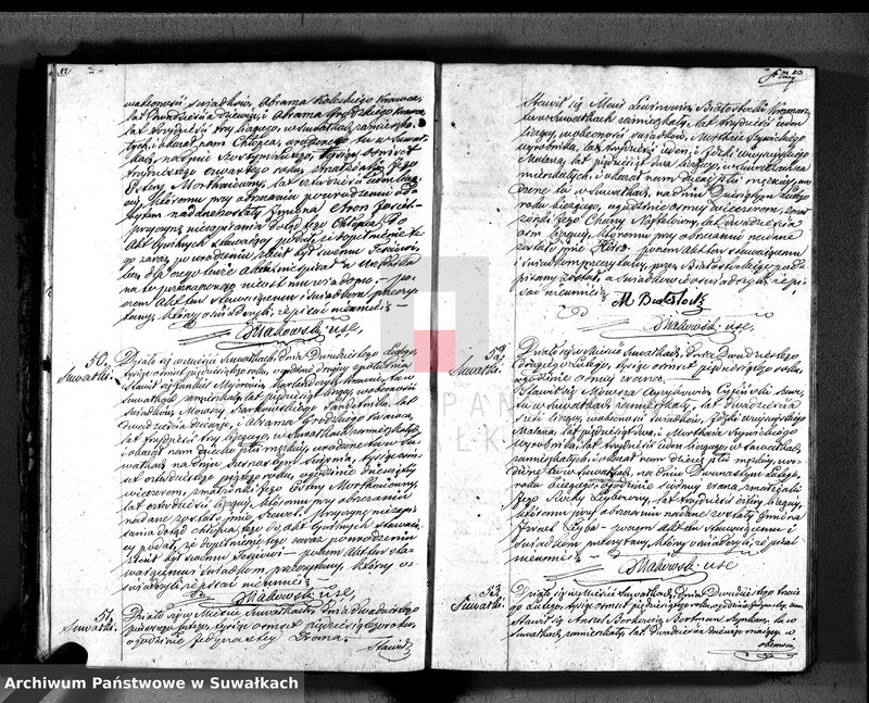 image.from.unit.number "Duplikat. Akta Urzędnika Stanu Cwilnego Wyznania Moyżeszowego Okręgu Suwalskiego z roku 1850"