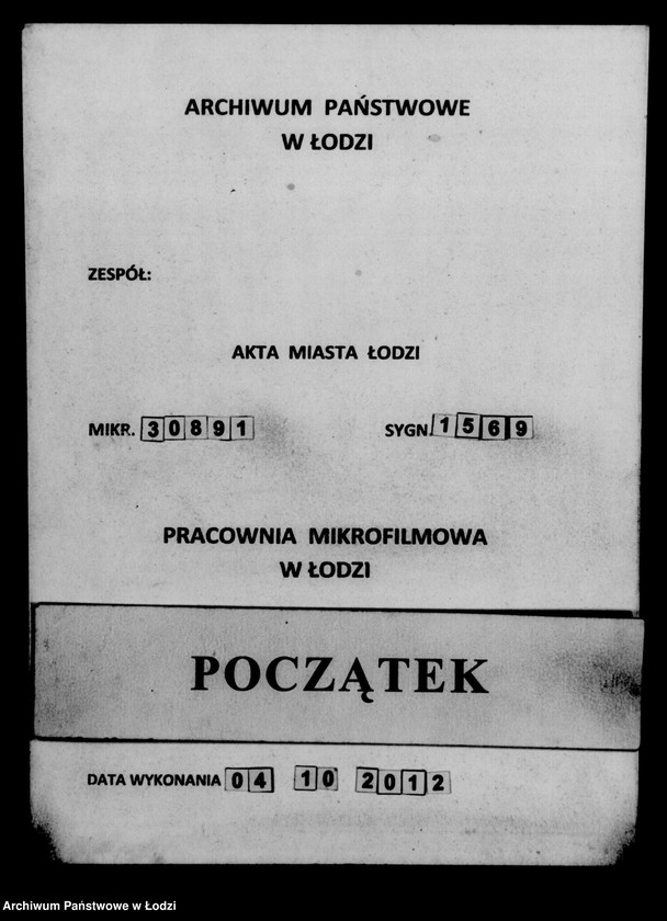 Obraz 1 z jednostki "Akta tyczące się bożniczej kasy"