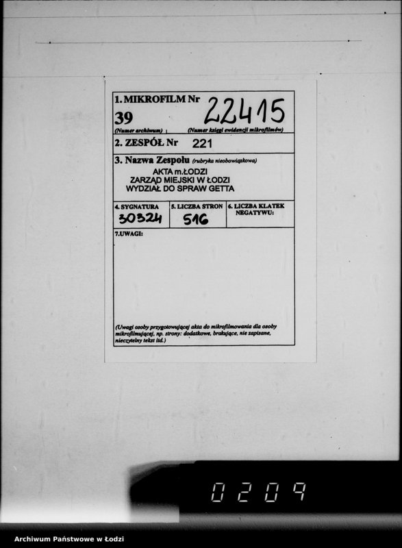 Obraz 2 z jednostki "Aufträge 7611-12089 und Rechnungen Firma Silvars G.m.b.H.Litzmannstadt auf Holzmaterial"