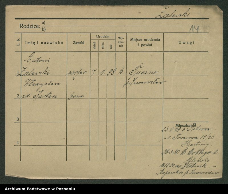 Obraz 16 z jednostki "Zalewski - Zamkowski"