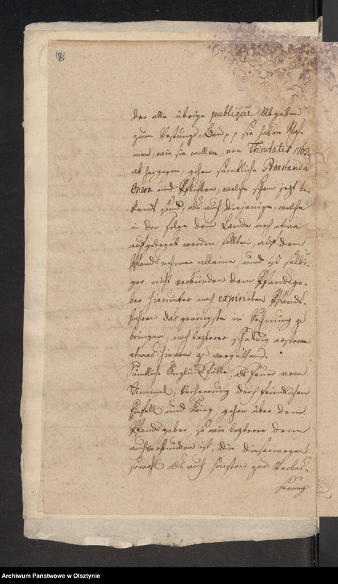 image.from.unit.number "Besitz Veränerung bey denen 2 5/8 Huben in Lomnau [Łomno] H. [Haupt] Amts Neidenburg [Nidzica] Leschnikowski Peter, Ferarius Martin,v. [von] Burski Mathias, v. [ von] Leschnikowskische Erben, v. [von] Komorowska Frantisca vereh. [vereheliche] geb. [geborene] Krajewska"