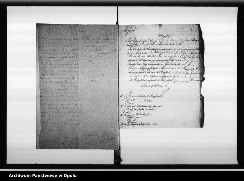 Obraz 8 z jednostki "Acta des Magistrats zu Oppeln betreffend Regierungs - Antritt Geburtstags Feier u[nd] Landestrauer S[einer] Majestät der Könige"