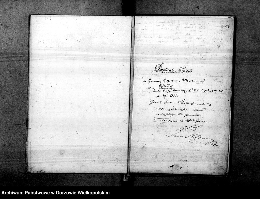 image.from.unit.number "Duplikate der Kirchenbücher von Tornow: Ludwigsruh (Lubiszyn), Wildwiese (Dzikowo), Splinterfelde (Tarnówka), Tornow (Tarnów), Diedersdorf, Neu Diedersdorf (Nowe Dzieduszyce), Charlottenhof (Sosny)"