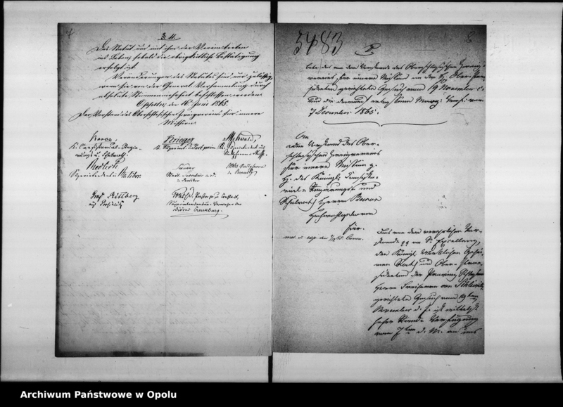 Obraz 9 z jednostki "Acta des Magistrats zu Oppeln betreffend den Verein für innern Mission in Oberschlesien"