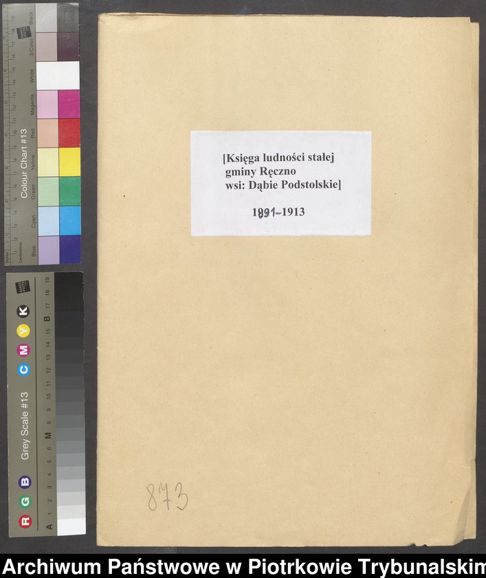 Obraz 2 z jednostki "[Księga ludności stałej gminy Ręczno wsi: Dąbie Podstolskie]"
