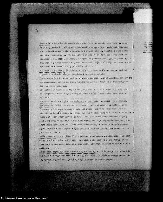 Obraz 13 z jednostki "Prywatna Szkoła Powszechna z niemieckim językiem nauczania - Krosno powiat Śrem"