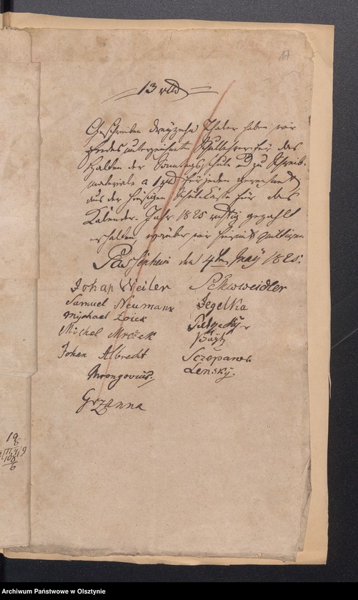 image.from.unit.number "Consignation des Kirchspiels Passenheim"