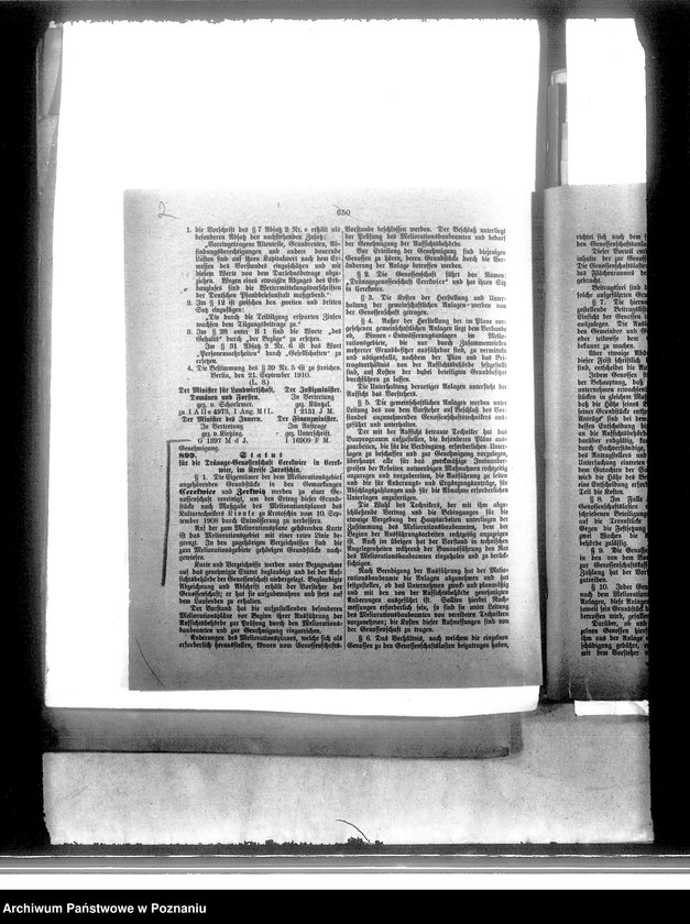 Obraz 6 z jednostki "Die Bildung der Draenagegenossenschaft Czekowice powiat Jarocin"