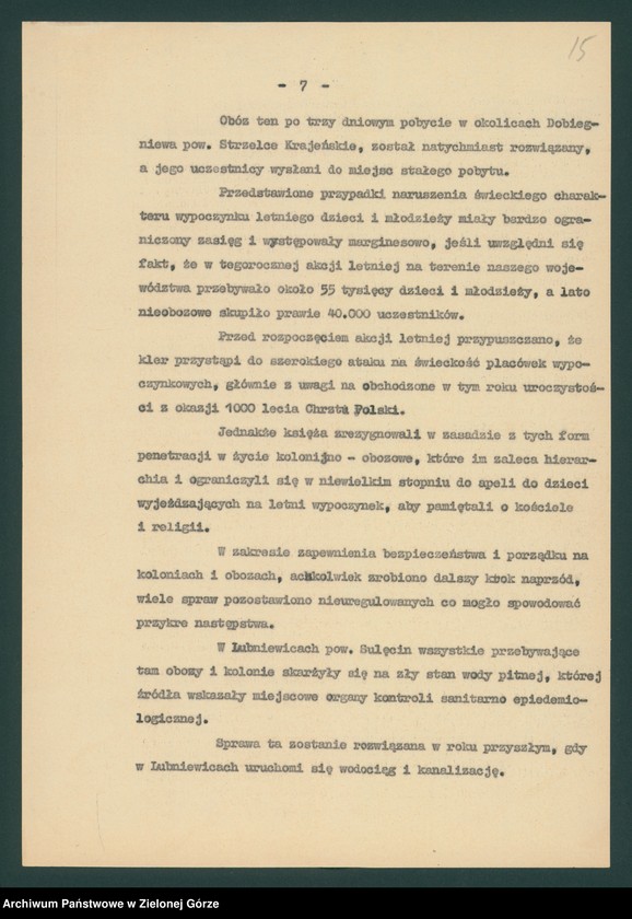 image.from.unit.number "Oceny Wydziału dotyczące świeckiego charakteru letniego wypoczynku młodzieży"