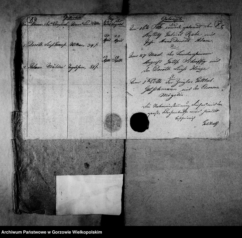 image.from.unit.number "Duplikate der Kirchenbücher von der Parochie Stolzenberg: Stolzenberg (Röżanki), Wormsfelde (Wojcieszyce)"