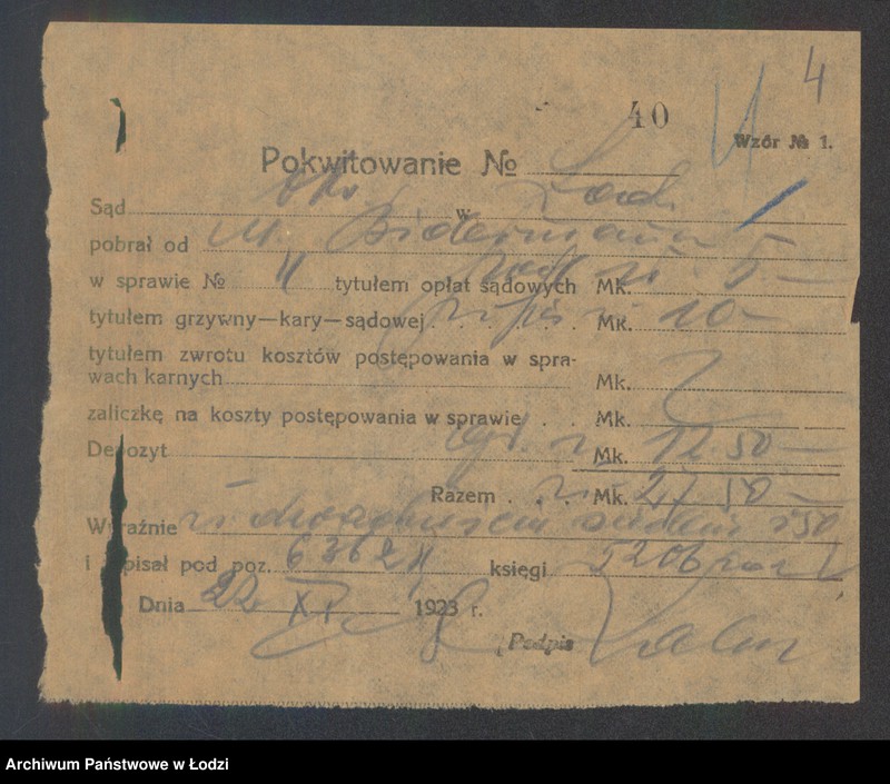 Obraz 6 z jednostki "Mendel Biderman – sprzedaż nabiału i art. spożywczych"