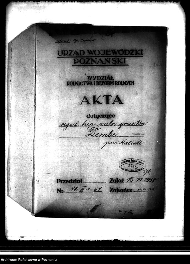 image.from.unit.number "Regulacja hipoteczna scalonych gruntów we wsi Dembe powiatu kaliskiego"