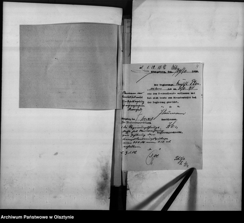 image.from.unit.number "Personal-Akten für den Kanzlei Sekrär Plaumann [Friedrich Karl]"