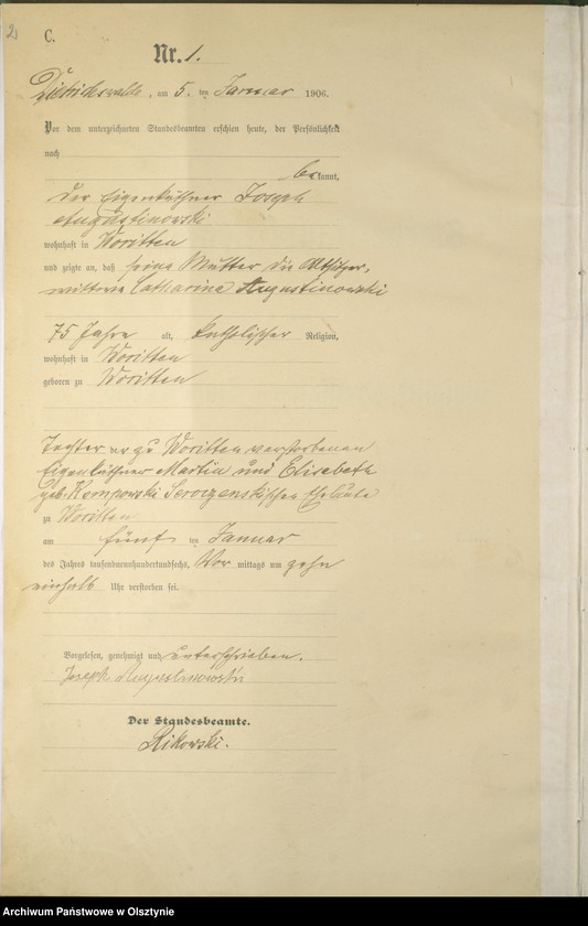 image.from.unit.number "Sterbe-Haupt-Register Nr 1 - 41"