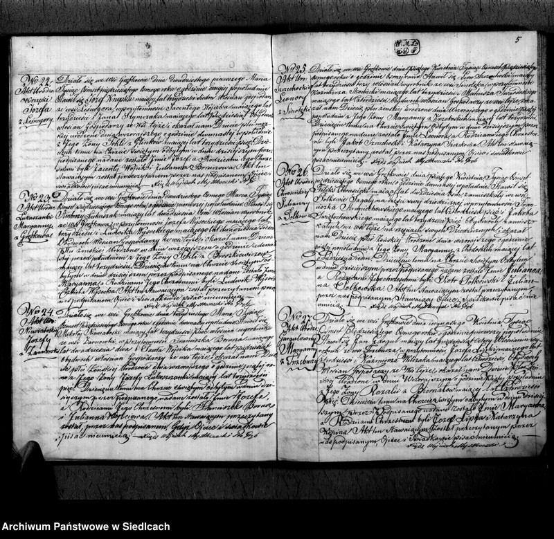 Obraz 7 z jednostki "Akta urodzin, małżeństw, zgonów"