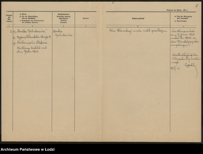 Obraz 10 z jednostki "Mordka Jakubowicz- tkalnia mechaniczna w Zgierzu"