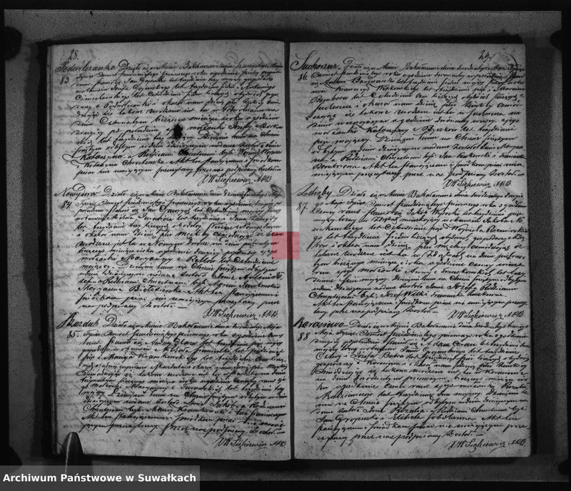 image.from.unit.number "Duplikat Aktów Urodzonych zaślubionych i Zejscia Parafii Bakałarzewo za rok 1861 sporządzony"