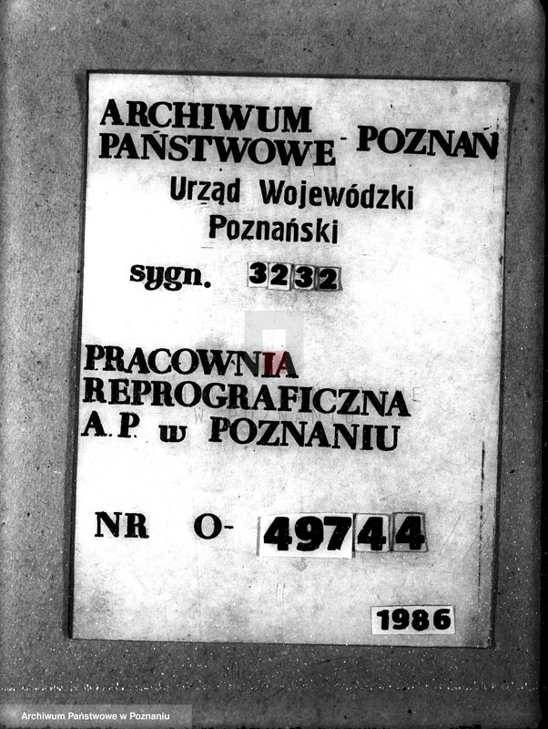Obraz 1 z jednostki "Nadzór nad gospodarką w lasach majętności Ruchocin powiecie gnieźnieńskim"